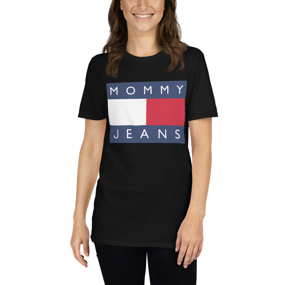 Custom Mommy Jeans Tommy Retro Graphic Short-Sleeve Unisex T-Shirt