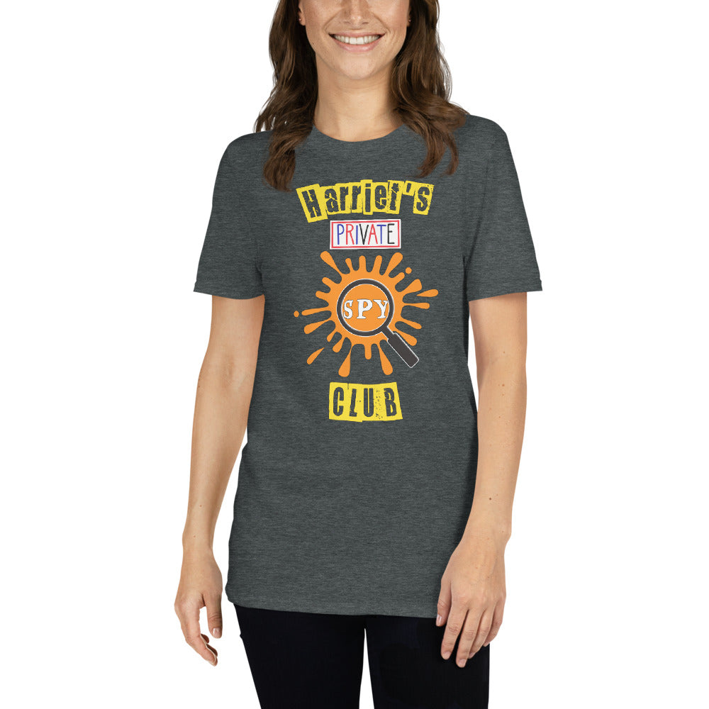Custom Harriet's Private Spy Club Retro Graphic Short-Sleeve Unisex T-Shirt
