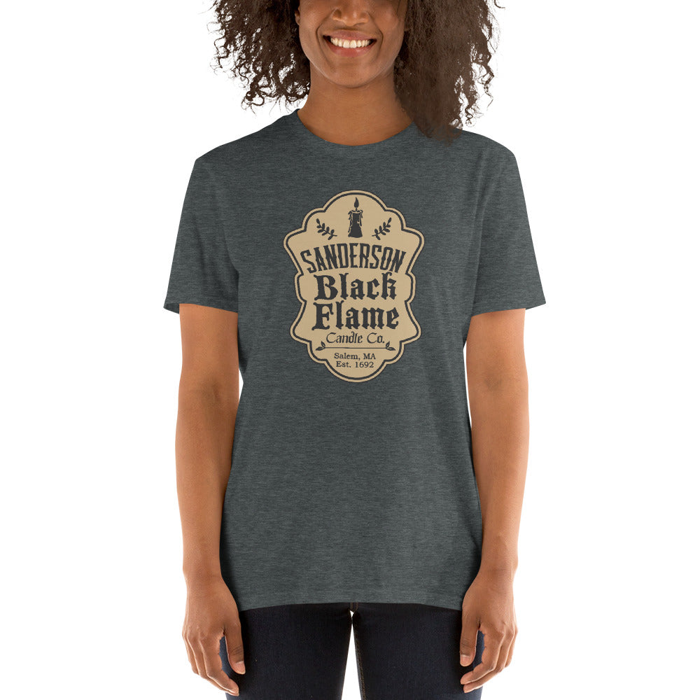 Custom Sanderson Black Flame Candle Co. Hocus Pocus Retro Graphic Short-Sleeve Unisex T-Shirt