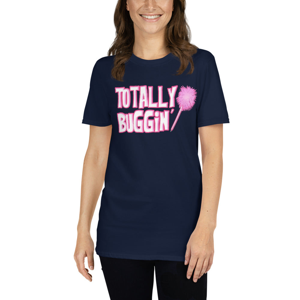 Custom Totally Buggin' Cher Clueless Retro Graphic Short-Sleeve Unisex T-Shirt