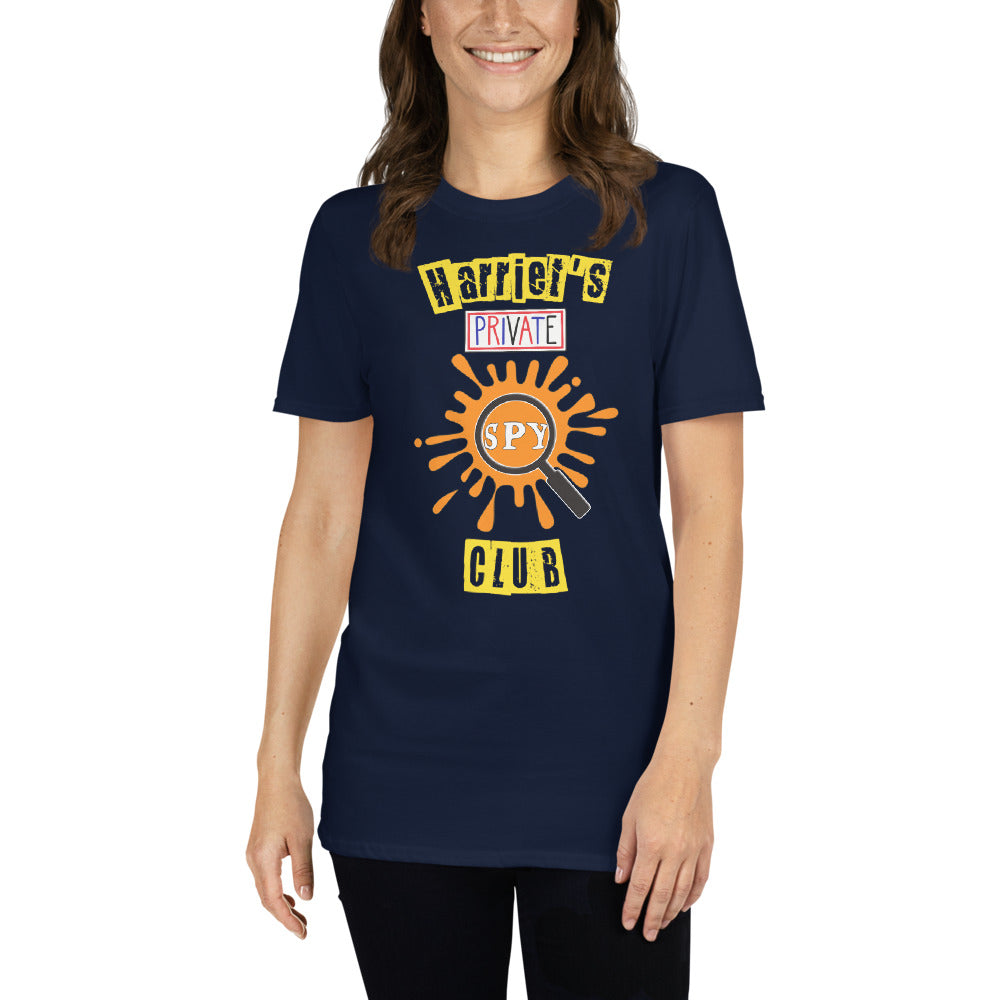 Custom Harriet's Private Spy Club Retro Graphic Short-Sleeve Unisex T-Shirt
