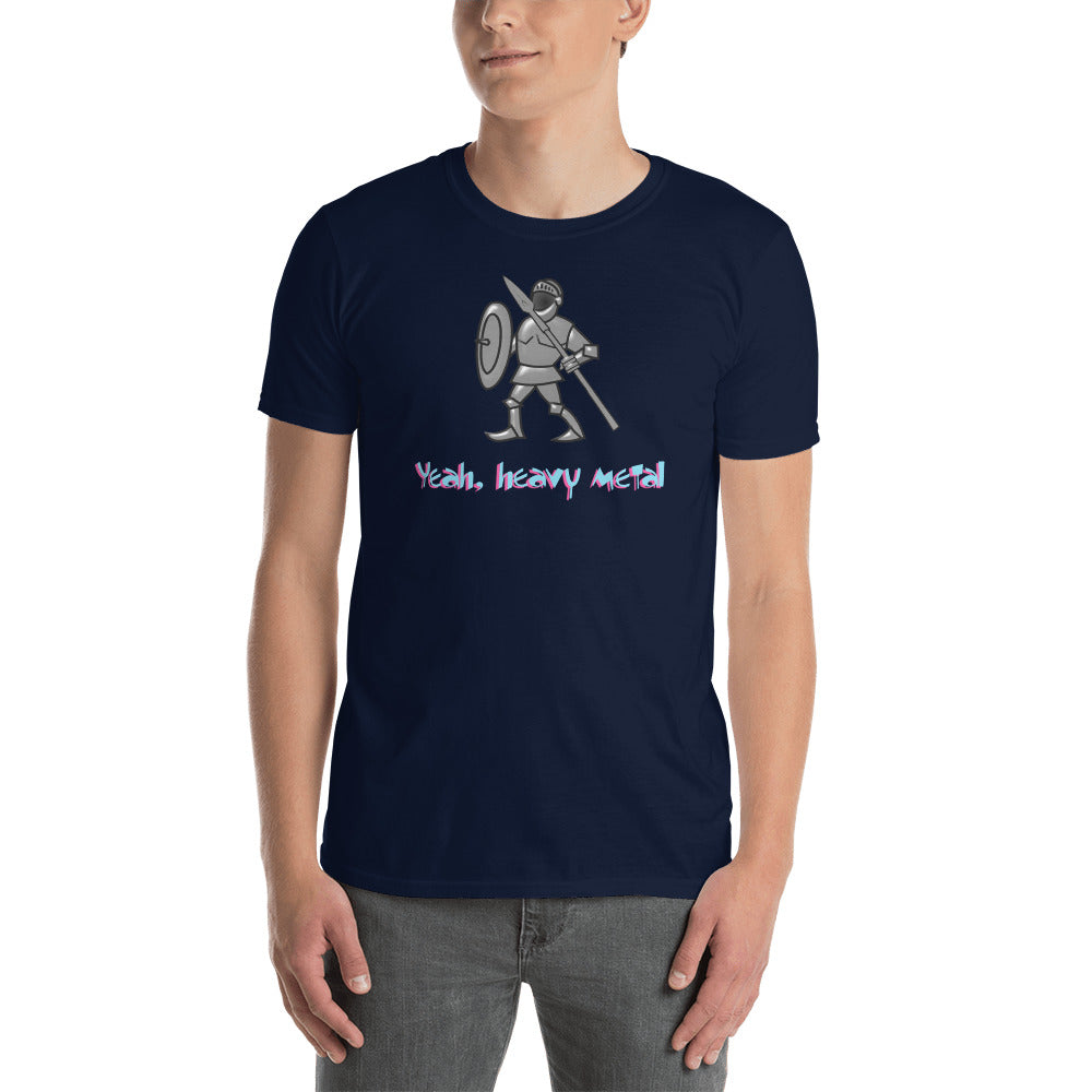 Custom Yeah, Heavy Metal Retro Graphic Short-Sleeve Unisex T-Shirt