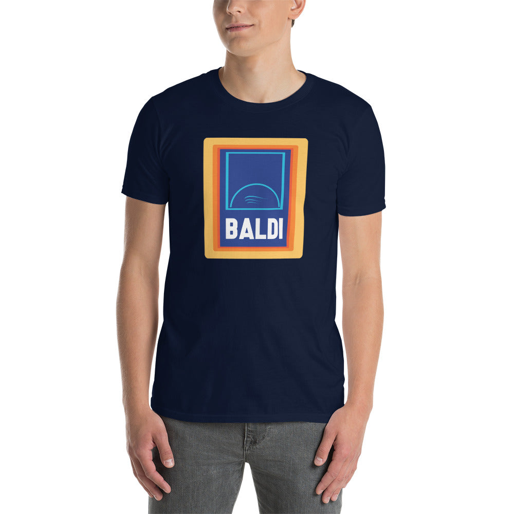 Custom BALDI ALDI Retro Graphic Short-Sleeve Unisex T-Shirt