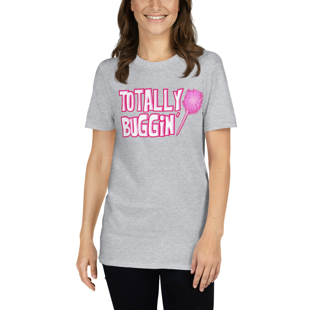Custom Totally Buggin' Cher Clueless Retro Graphic Short-Sleeve Unisex T-Shirt