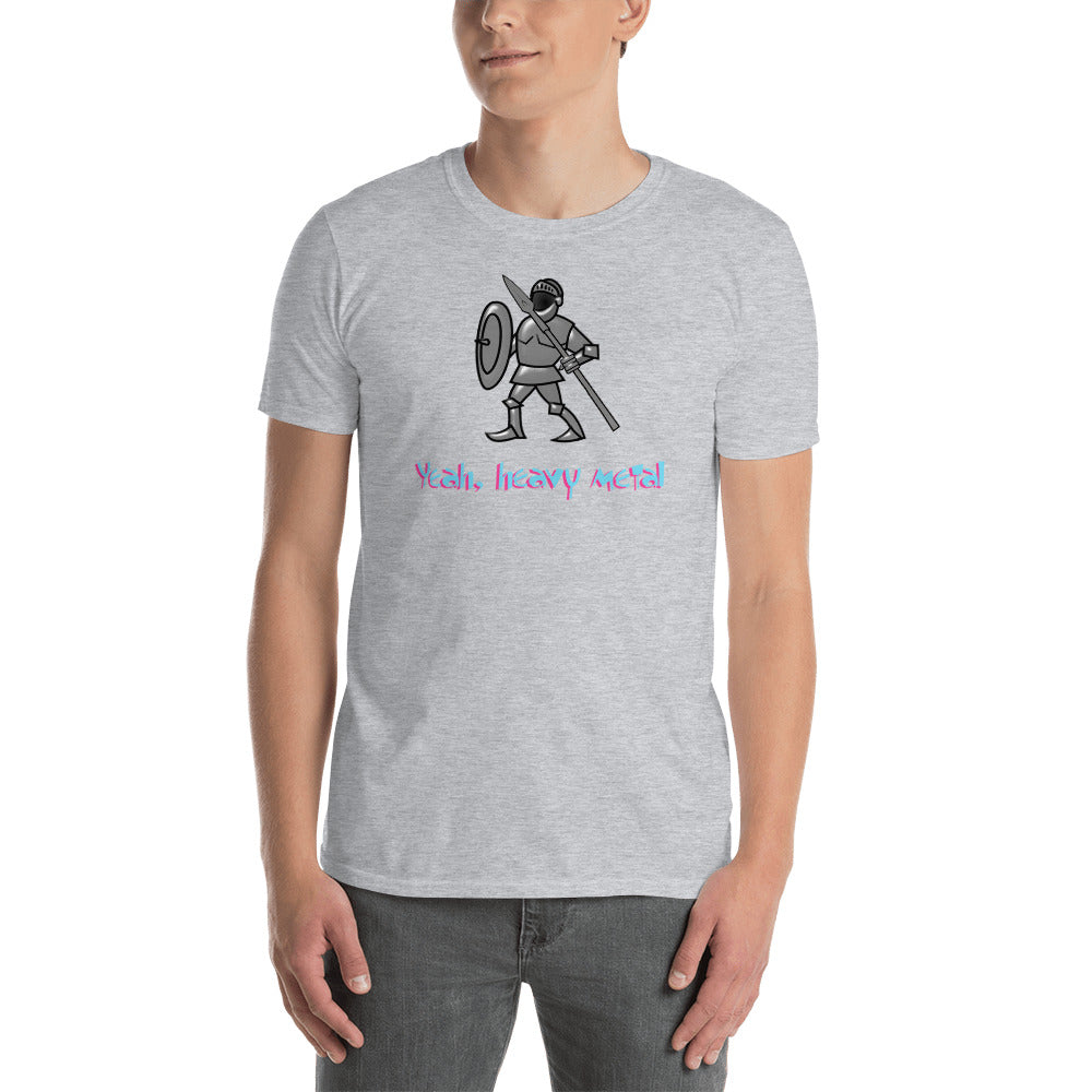 Custom Yeah, Heavy Metal Retro Graphic Short-Sleeve Unisex T-Shirt