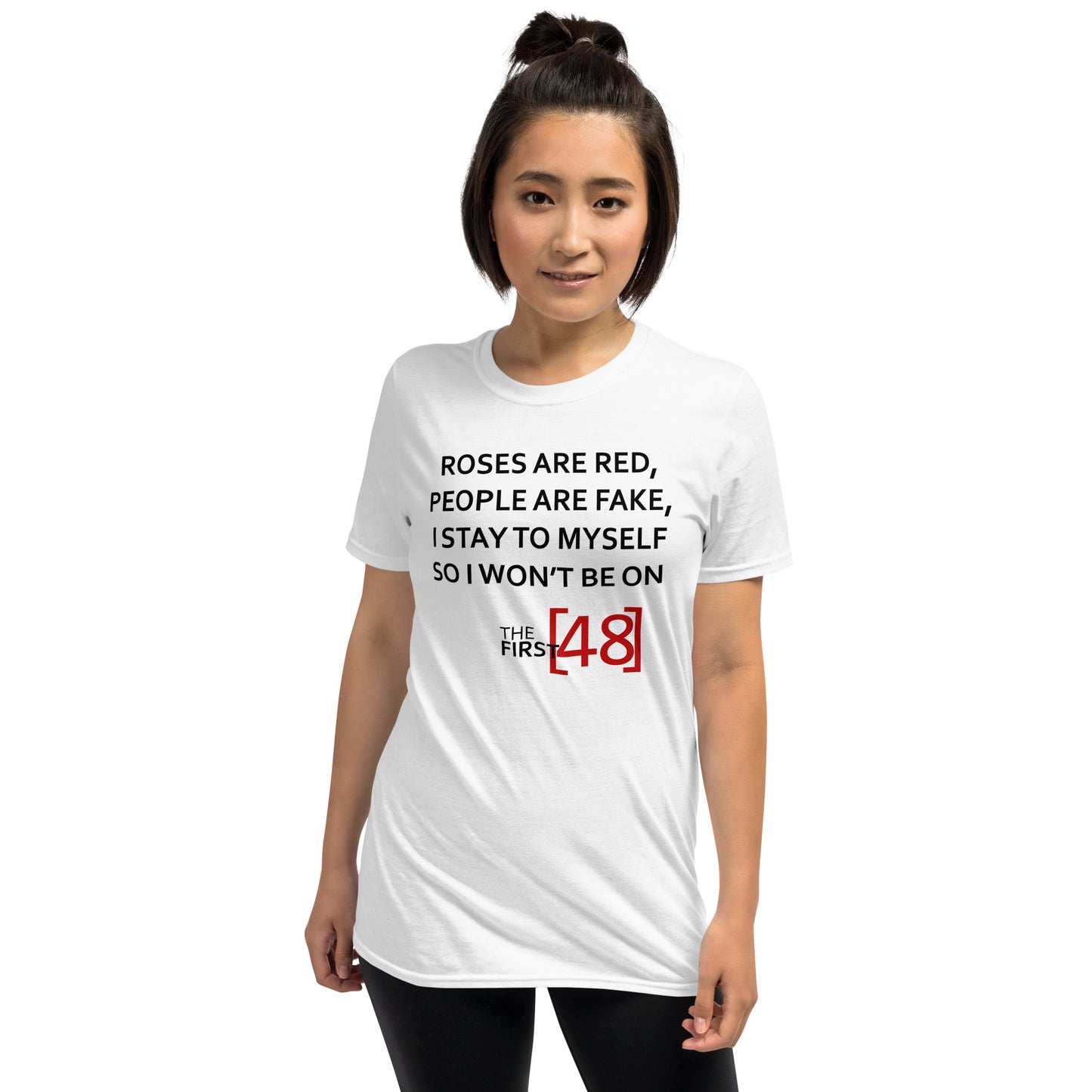 Custom Roses Are Red The First 48 Retro Graphic Short-Sleeve Unisex T-Shirt