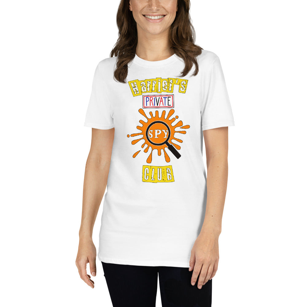 Custom Harriet's Private Spy Club Retro Graphic Short-Sleeve Unisex T-Shirt