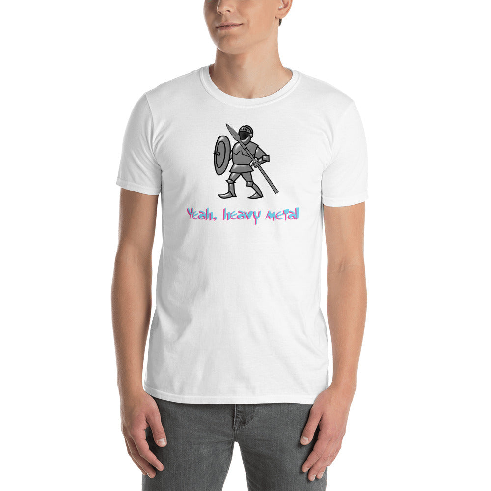 Custom Yeah, Heavy Metal Retro Graphic Short-Sleeve Unisex T-Shirt