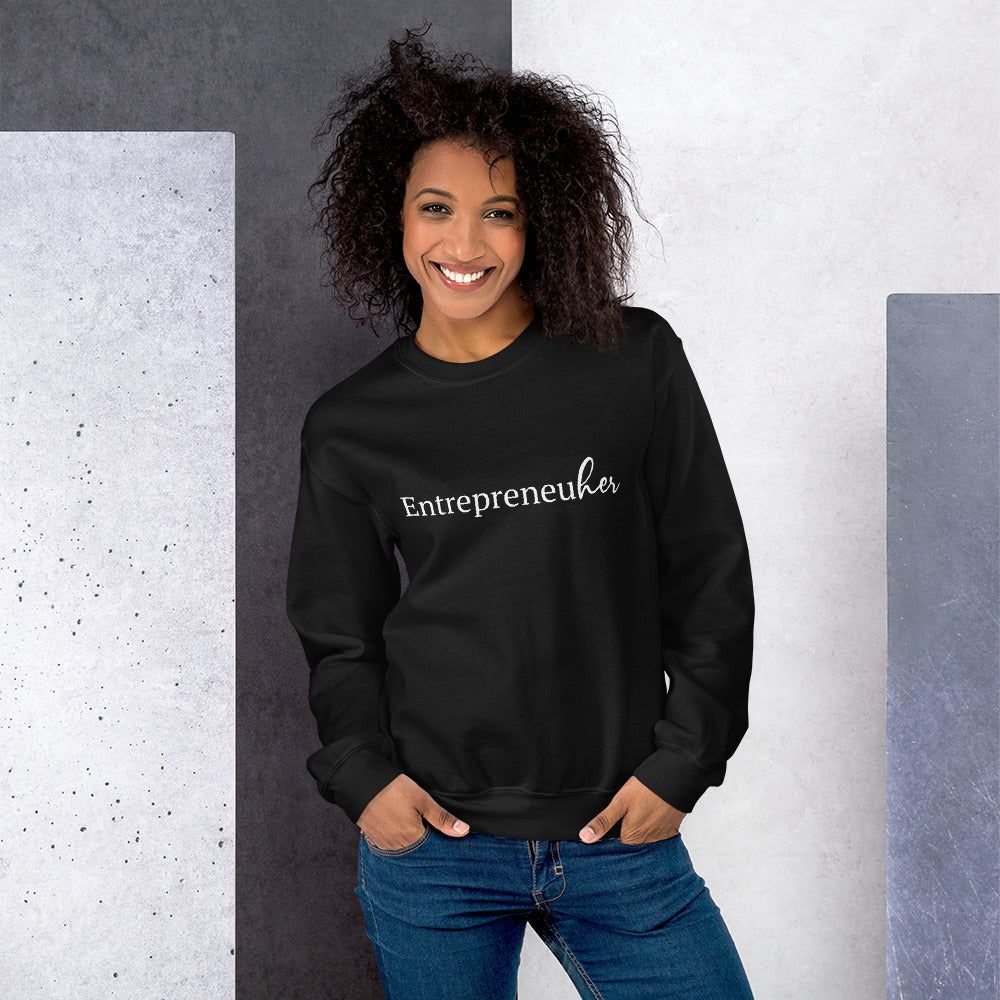 Custom Entrepreneuher Entrepreneur Retro Graphic Unisex Sweatshirt