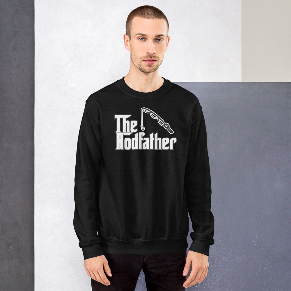 Custom The Rodfather Godfather Fishing Retro Graphic Unisex Sweatshirt