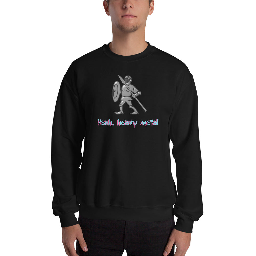 Custom Yeah, Heavy Metal Retro Graphic Unisex Sweatshirt
