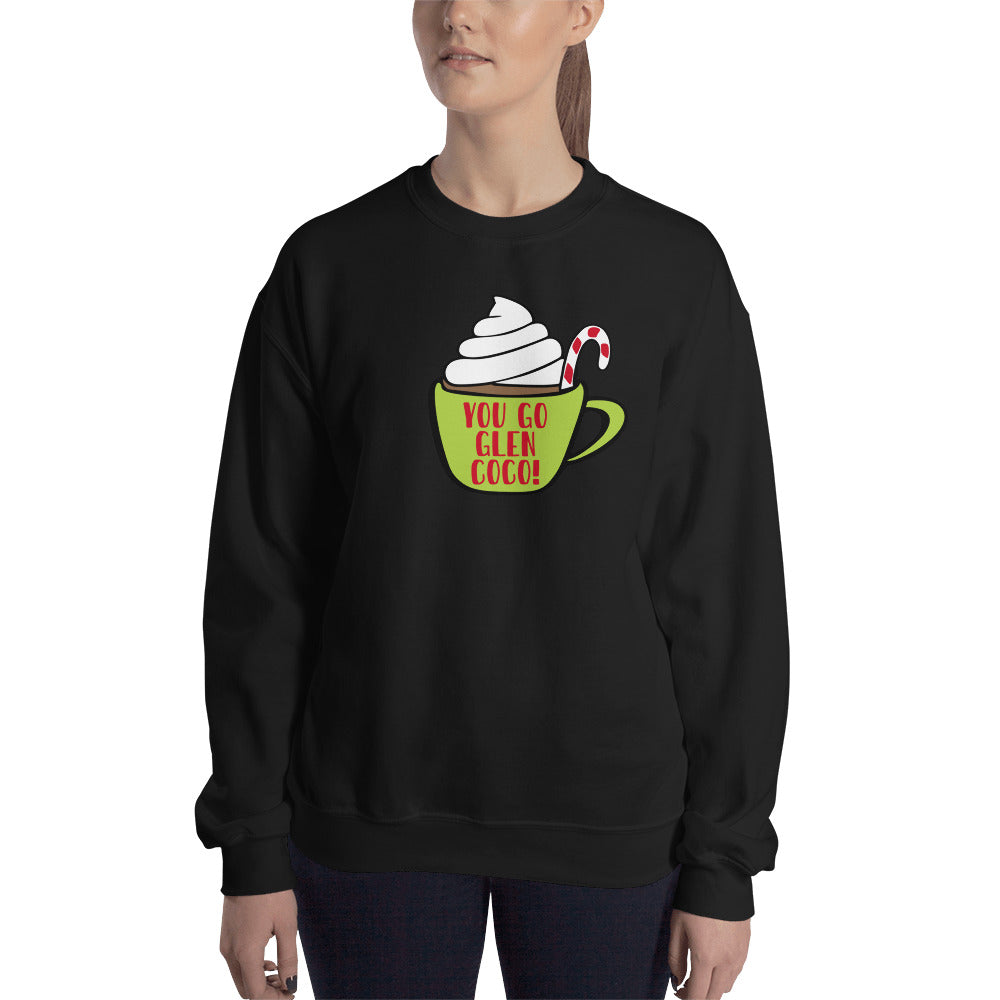 Custom You Go Glenn Coco Mean Girls Hot Chocolate Cocoa Retro Graphic Unisex Sweatshirt