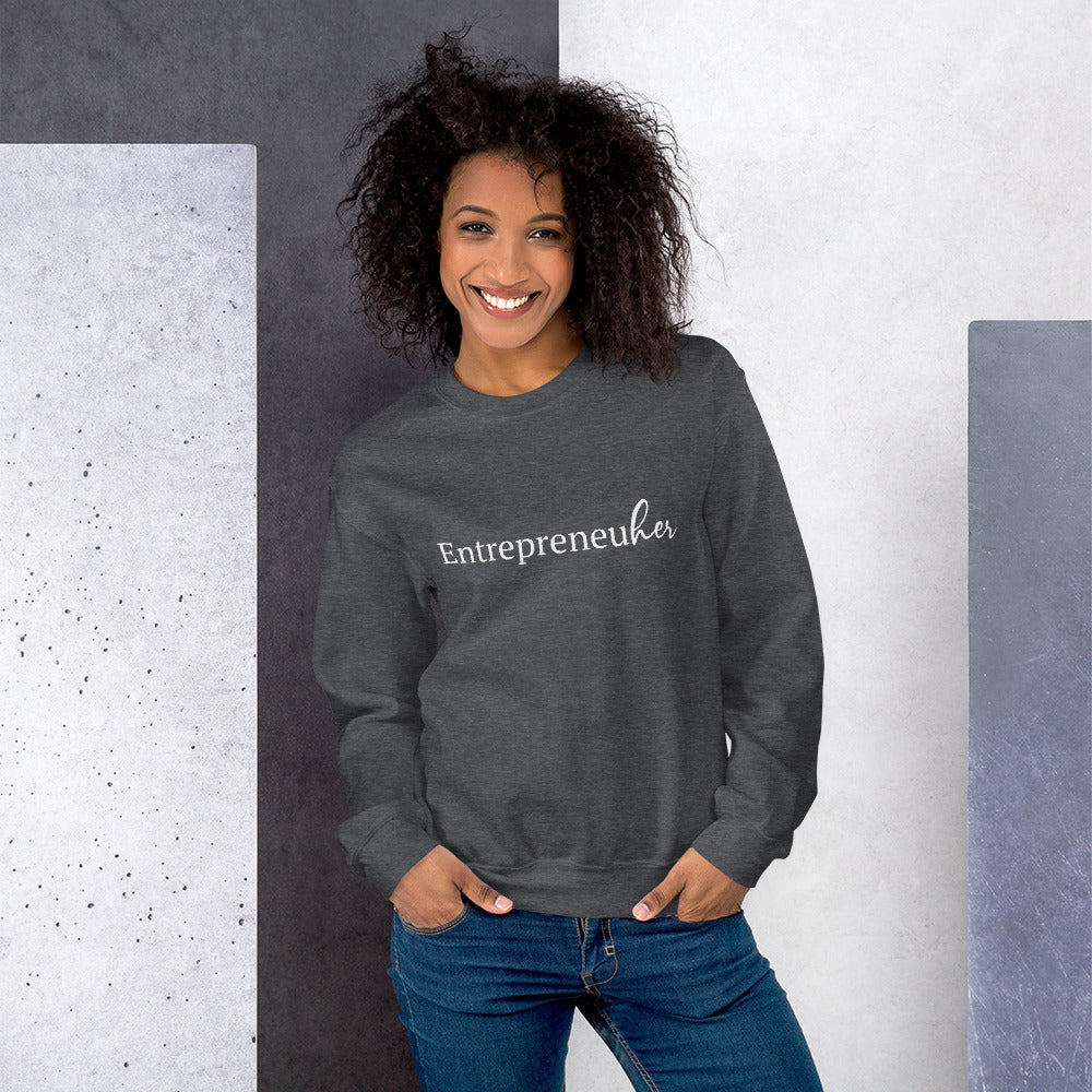 Custom Entrepreneuher Entrepreneur Retro Graphic Unisex Sweatshirt
