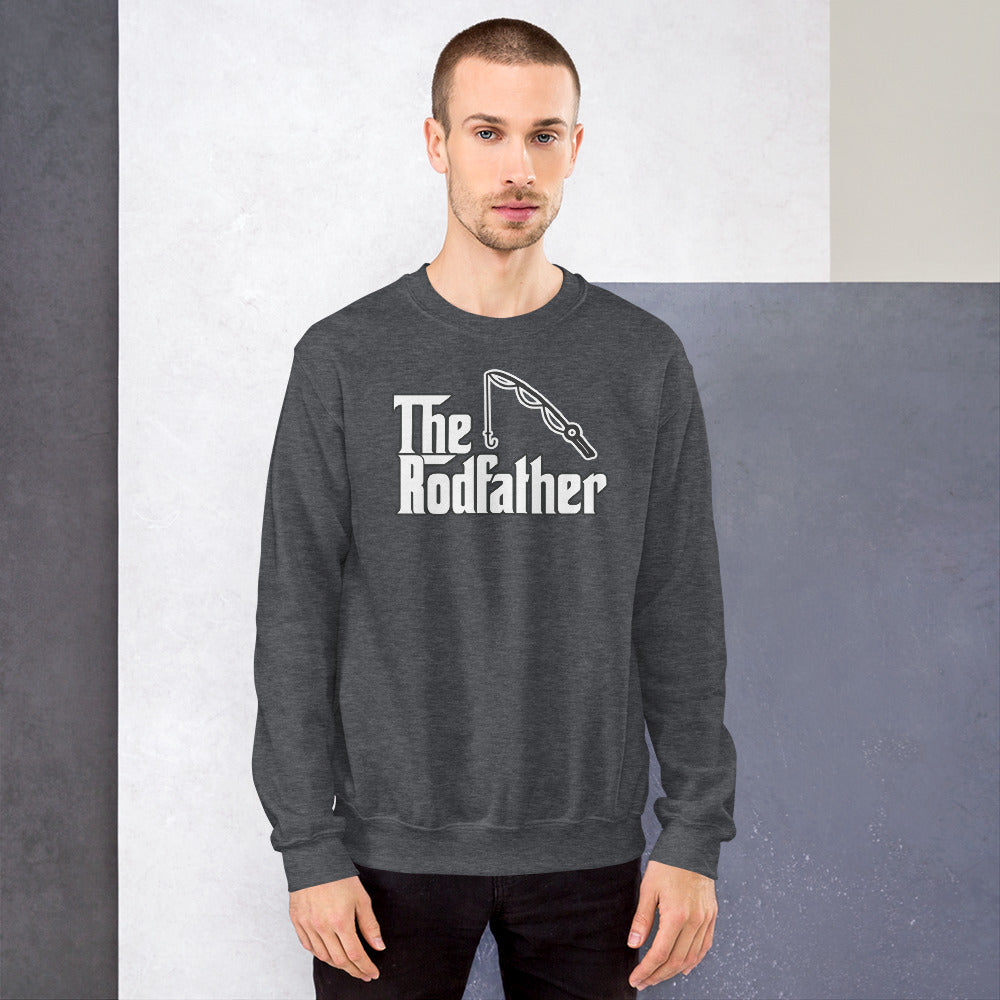 Custom The Rodfather Godfather Fishing Retro Graphic Unisex Sweatshirt