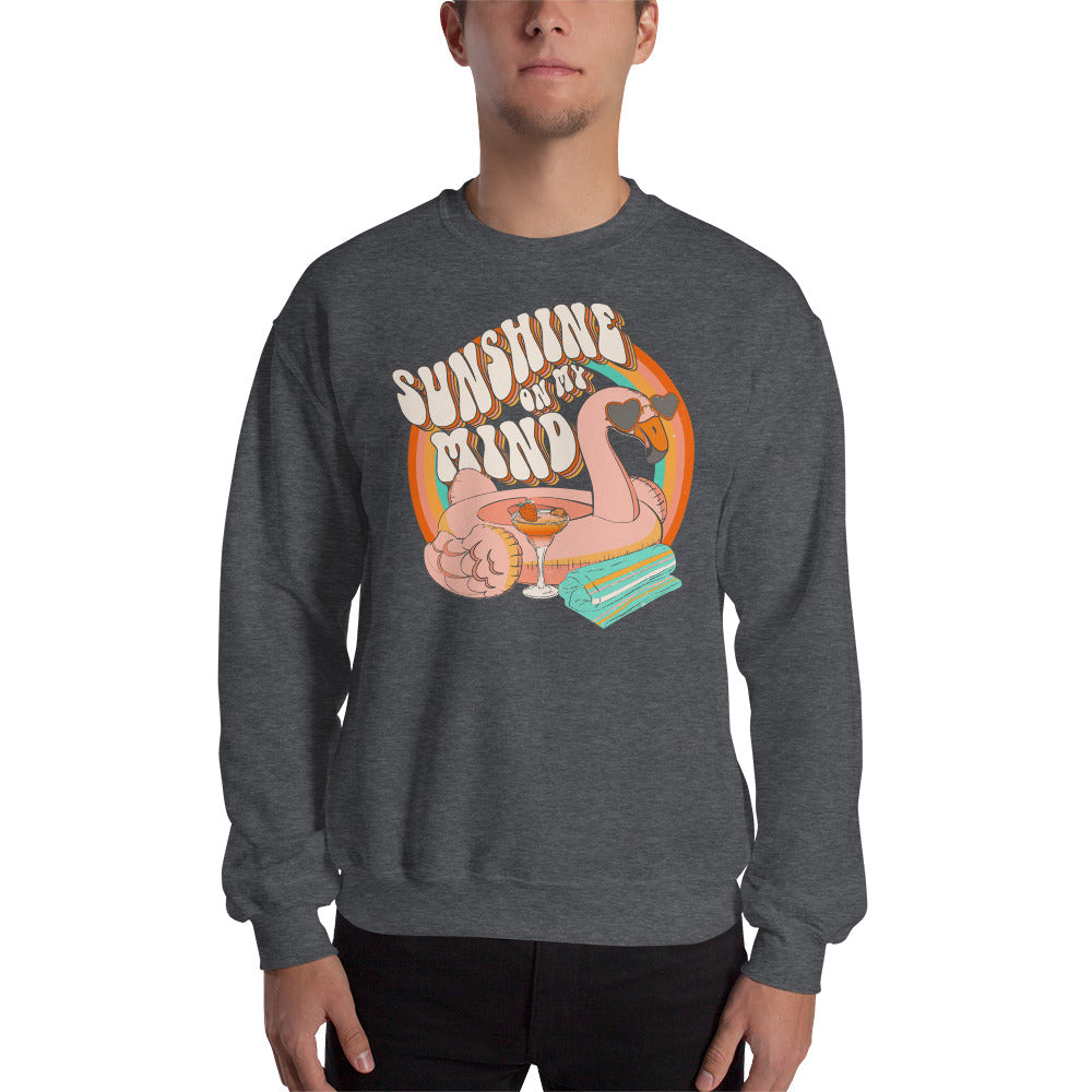 Sunshine On My Mind Retro Graphic Unisex Sweatshirt