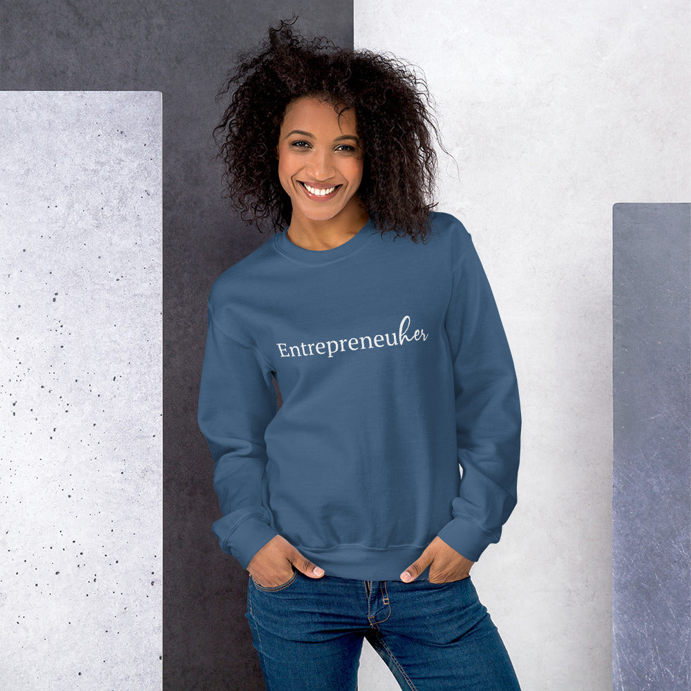 Custom Entrepreneuher Entrepreneur Retro Graphic Unisex Sweatshirt