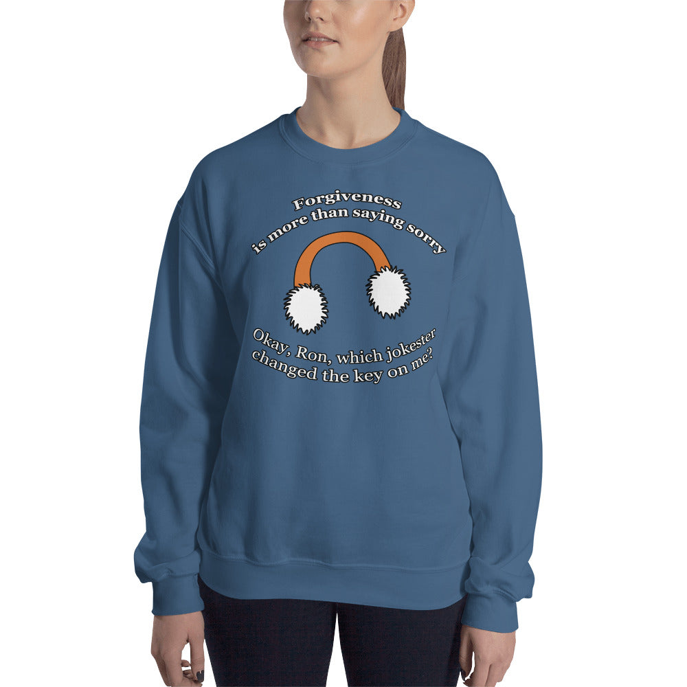 Custom Forgiveness Is More Than Saying Sorry Just Friends Samantha James Retro Graphic Unisex Sweatshirt