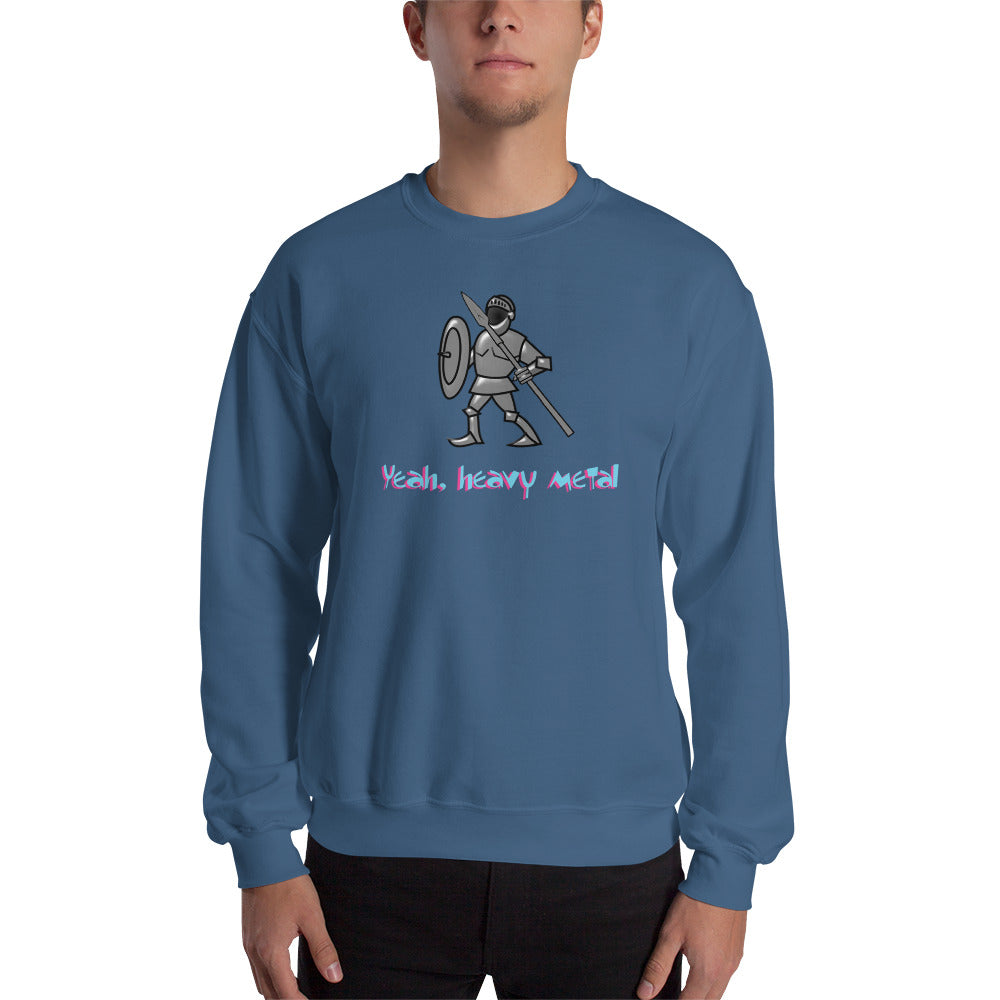 Custom Yeah, Heavy Metal Retro Graphic Unisex Sweatshirt