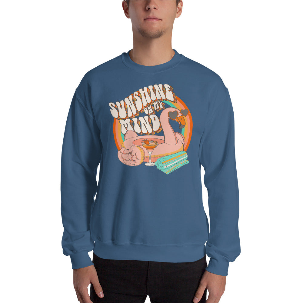 Sunshine On My Mind Retro Graphic Unisex Sweatshirt