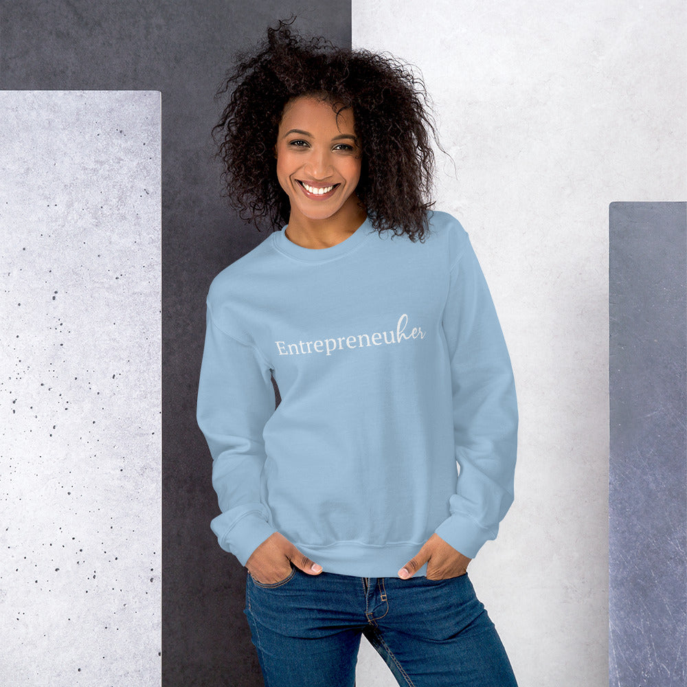 Custom Entrepreneuher Entrepreneur Retro Graphic Unisex Sweatshirt