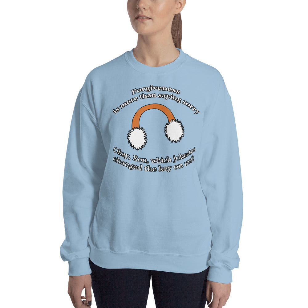Custom Forgiveness Is More Than Saying Sorry Just Friends Samantha James Retro Graphic Unisex Sweatshirt