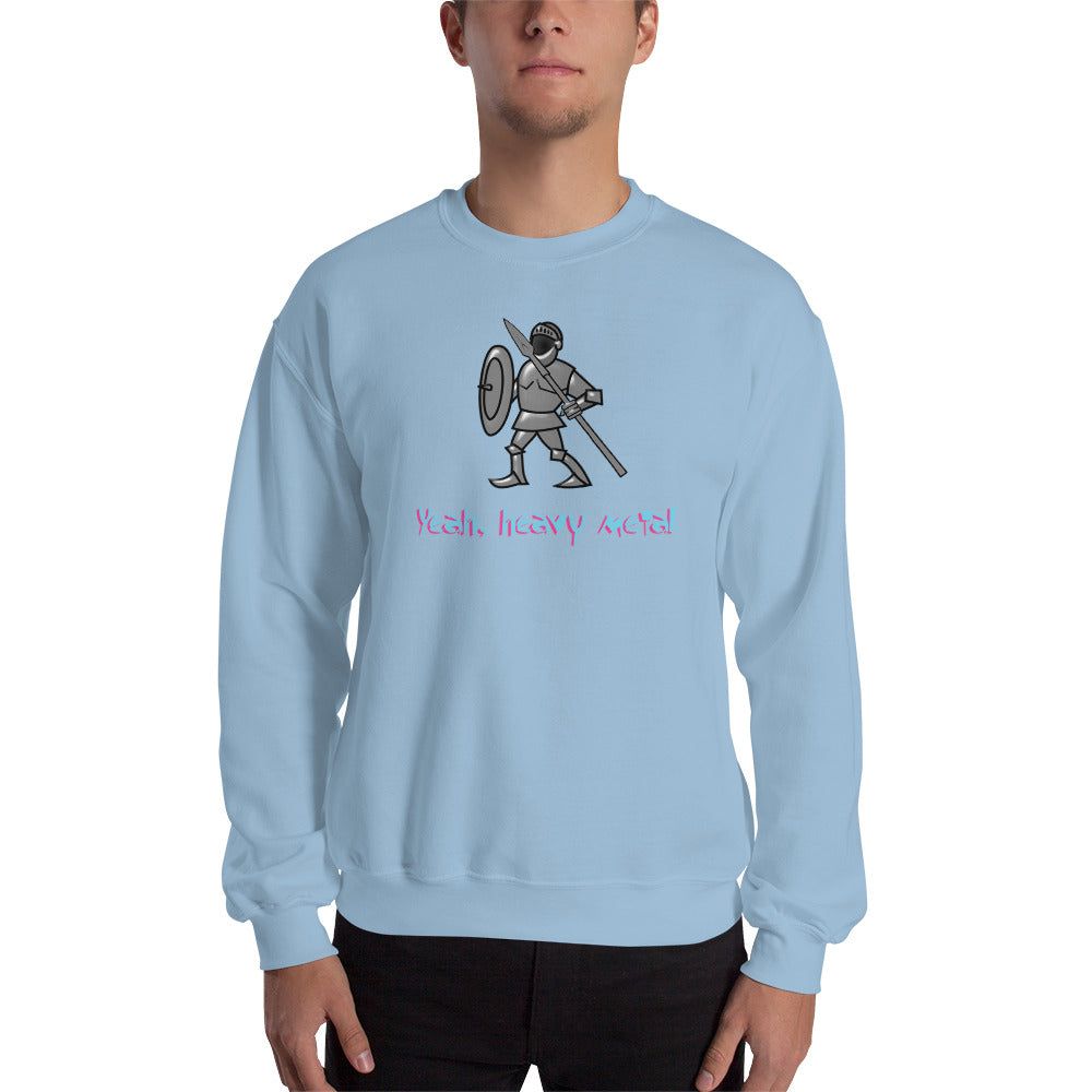 Custom Yeah, Heavy Metal Retro Graphic Unisex Sweatshirt