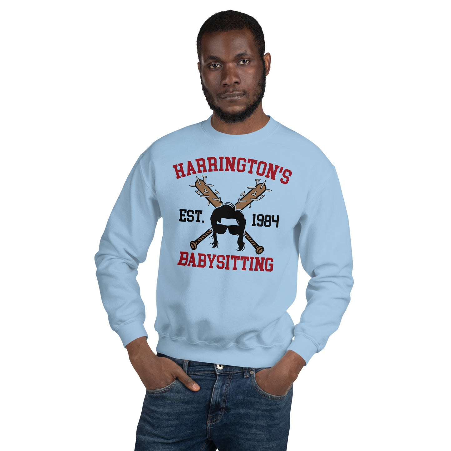 Custom Harrington's Babysitting 1984 Retro Graphic Unisex Sweatshirt