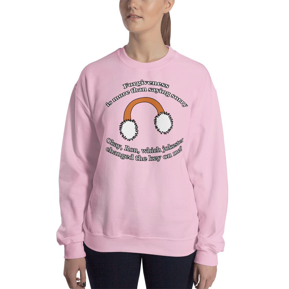 Custom Forgiveness Is More Than Saying Sorry Just Friends Samantha James Retro Graphic Unisex Sweatshirt