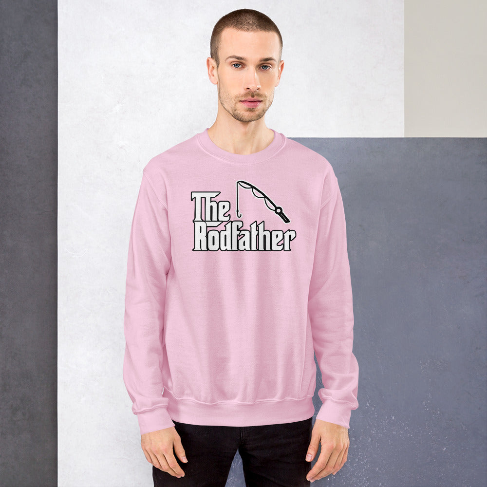 Custom The Rodfather Godfather Fishing Retro Graphic Unisex Sweatshirt