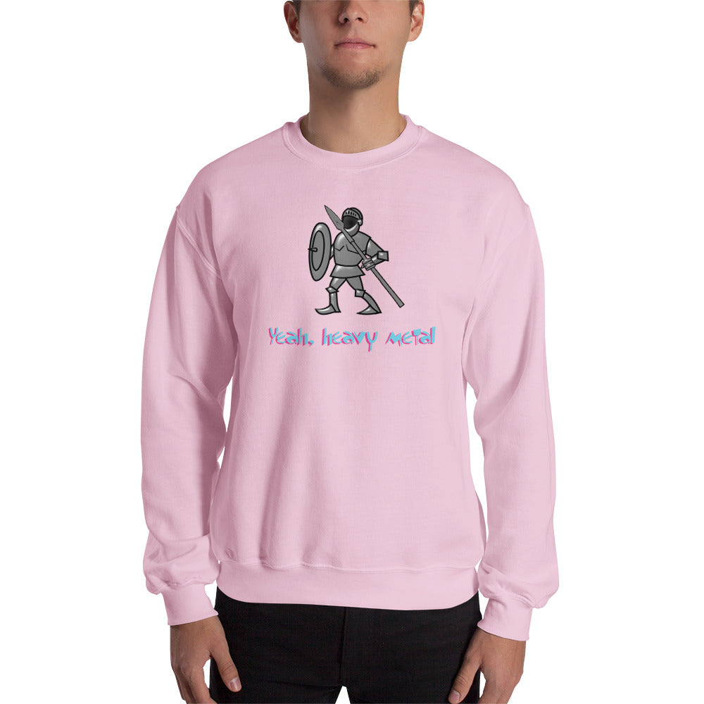 Custom Yeah, Heavy Metal Retro Graphic Unisex Sweatshirt