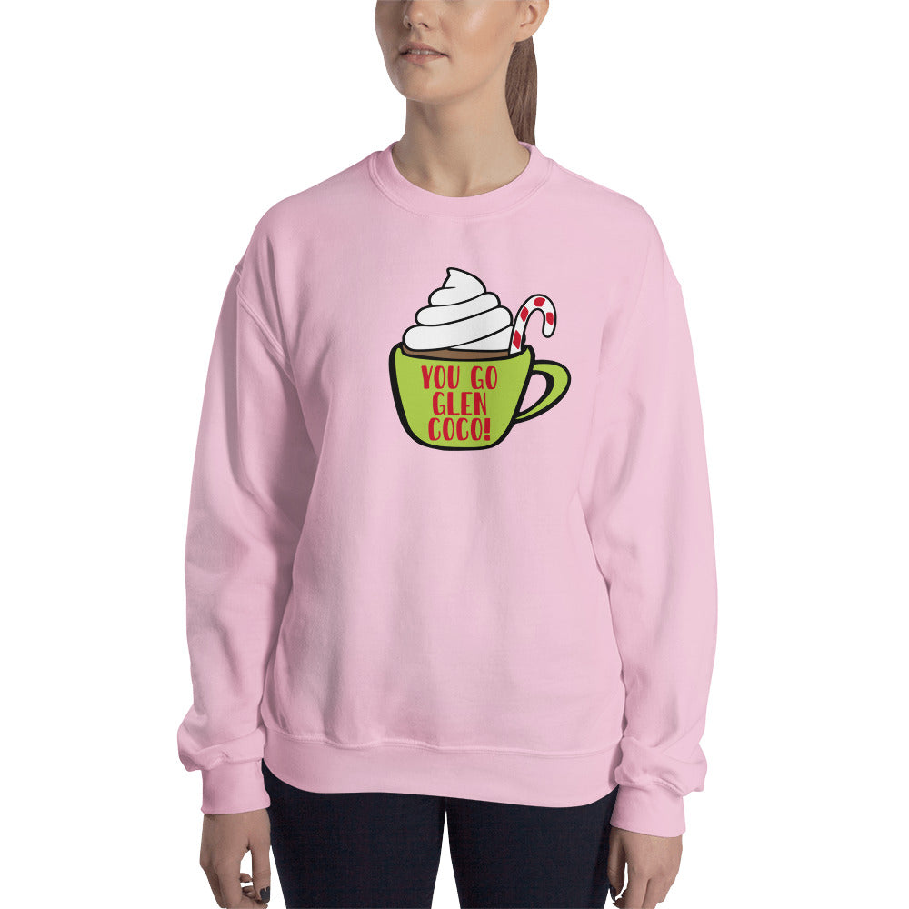 Custom You Go Glenn Coco Mean Girls Hot Chocolate Cocoa Retro Graphic Unisex Sweatshirt