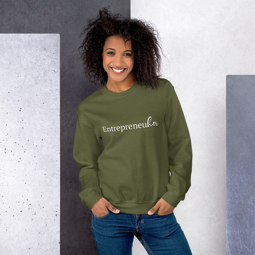 Custom Entrepreneuher Entrepreneur Retro Graphic Unisex Sweatshirt
