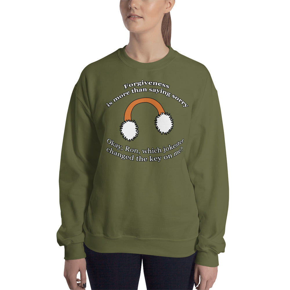 Custom Forgiveness Is More Than Saying Sorry Just Friends Samantha James Retro Graphic Unisex Sweatshirt