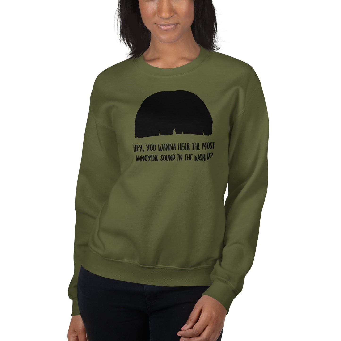 Custom Most Annoying Sound In The World Lloyd Dumb And Dumber Retro Graphic Unisex Sweatshirt