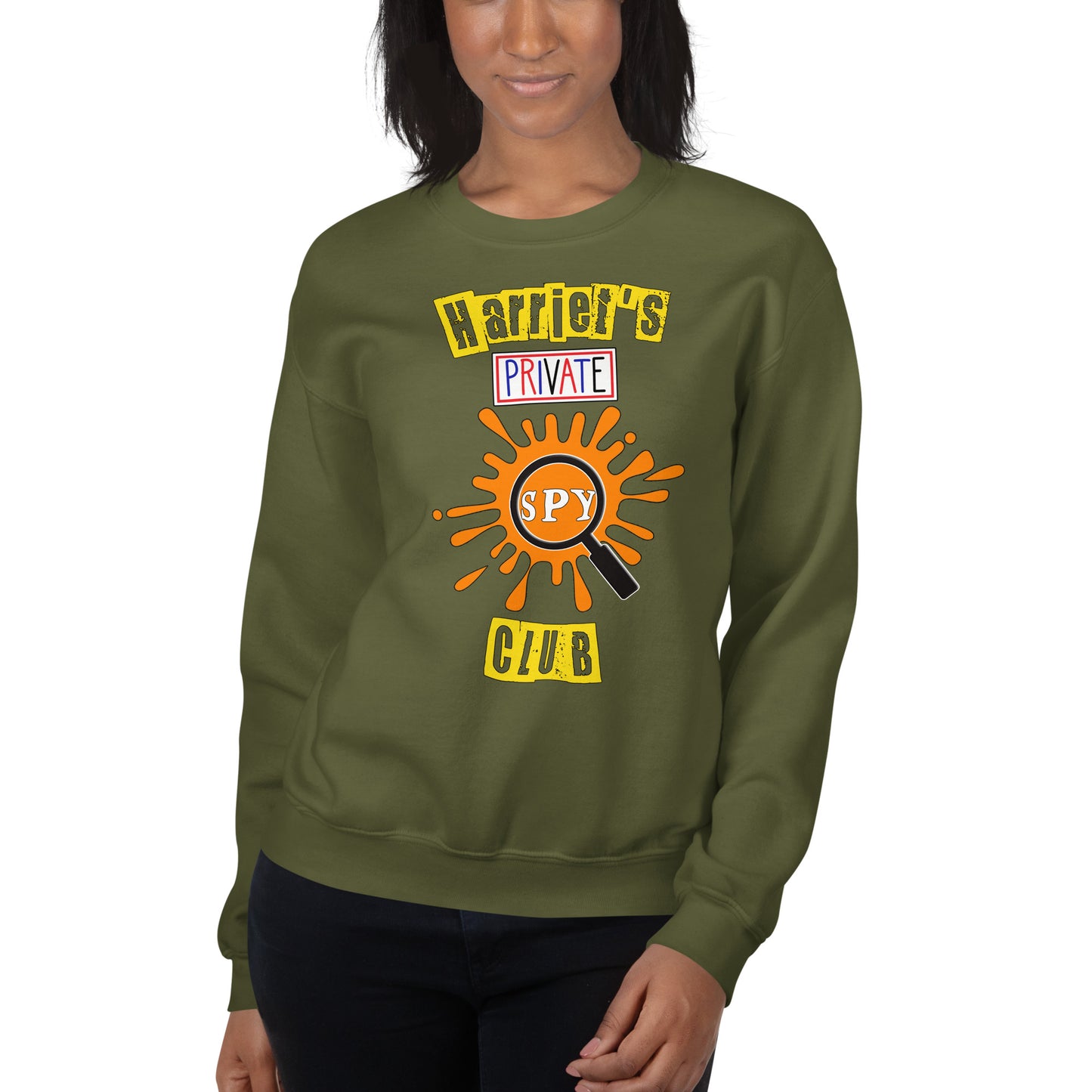 Custom Harriet's Private Spy Club Retro Graphic Unisex Sweatshirt