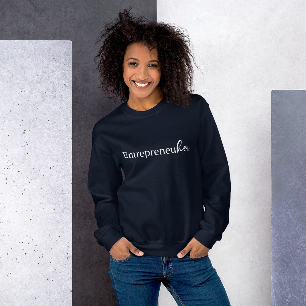 Custom Entrepreneuher Entrepreneur Retro Graphic Unisex Sweatshirt