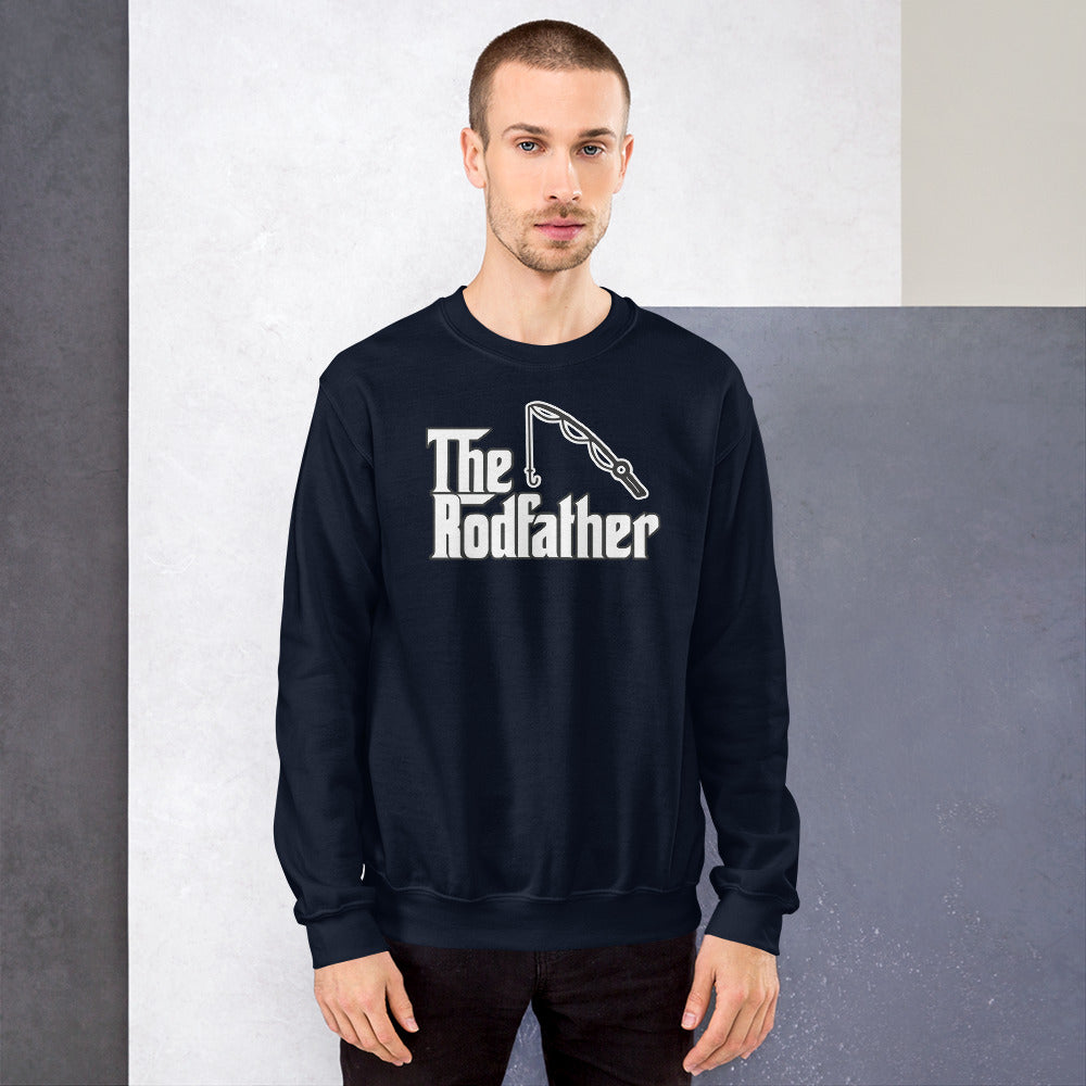 Custom The Rodfather Godfather Fishing Retro Graphic Unisex Sweatshirt