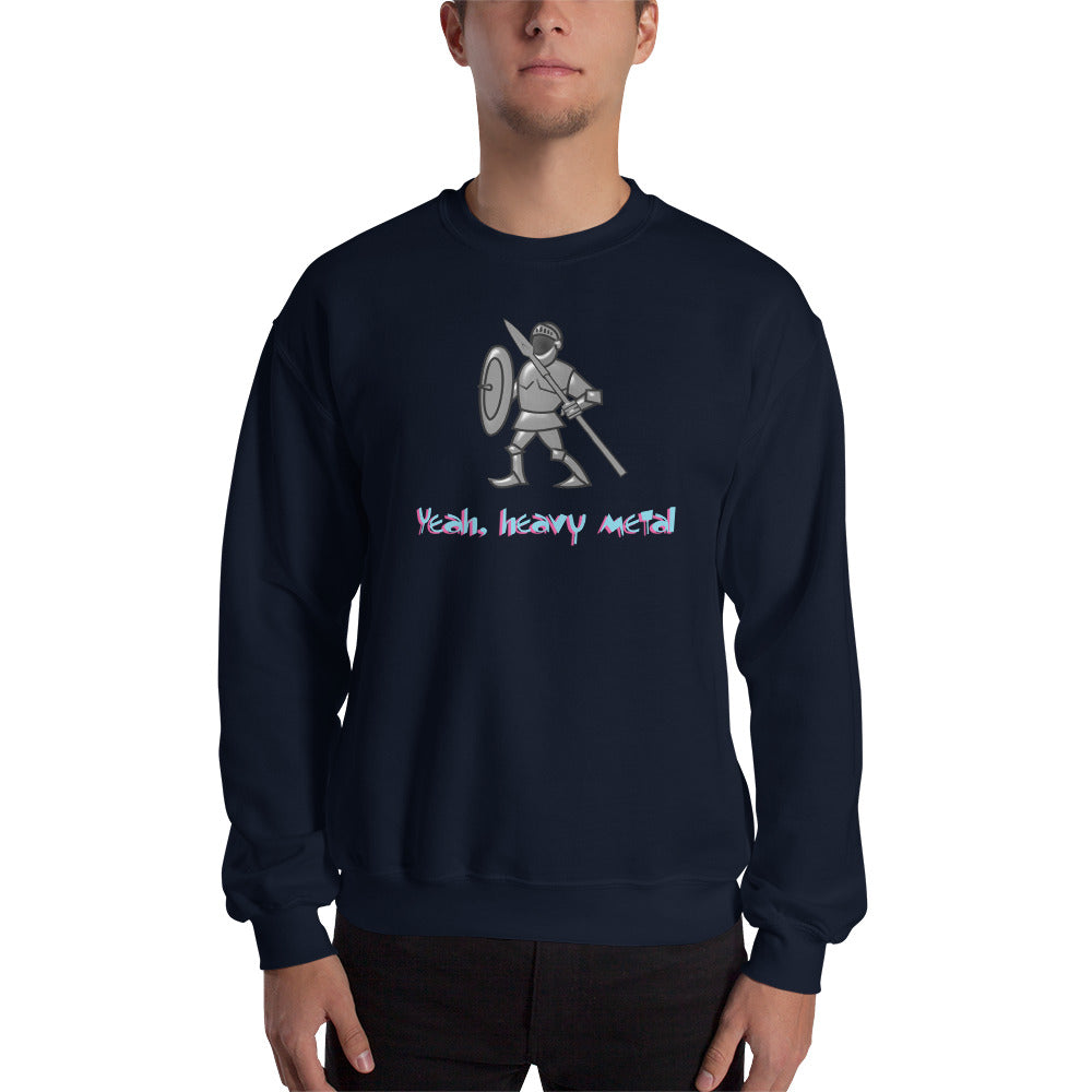 Custom Yeah, Heavy Metal Retro Graphic Unisex Sweatshirt