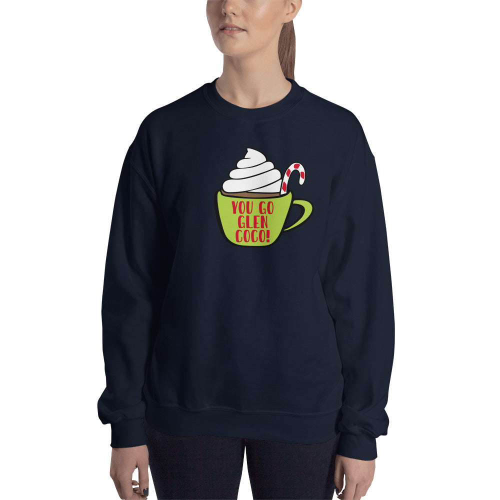 Custom You Go Glenn Coco Mean Girls Hot Chocolate Cocoa Retro Graphic Unisex Sweatshirt