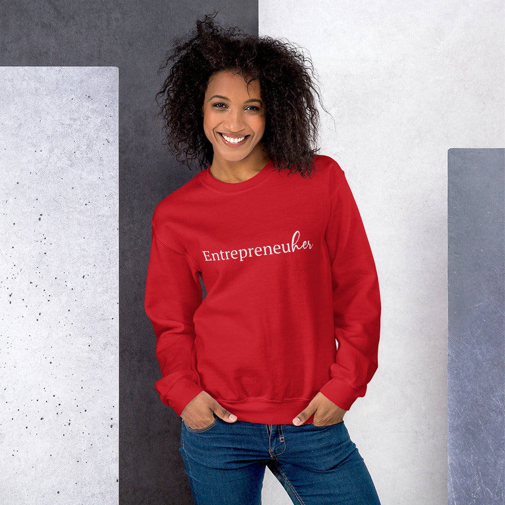Custom Entrepreneuher Entrepreneur Retro Graphic Unisex Sweatshirt