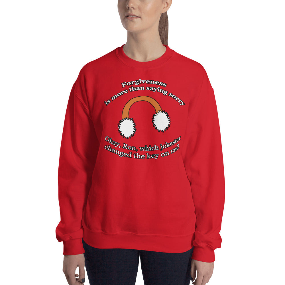 Custom Forgiveness Is More Than Saying Sorry Just Friends Samantha James Retro Graphic Unisex Sweatshirt