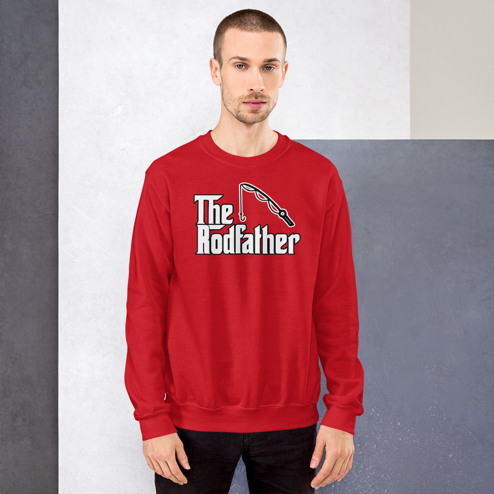 Custom The Rodfather Godfather Fishing Retro Graphic Unisex Sweatshirt