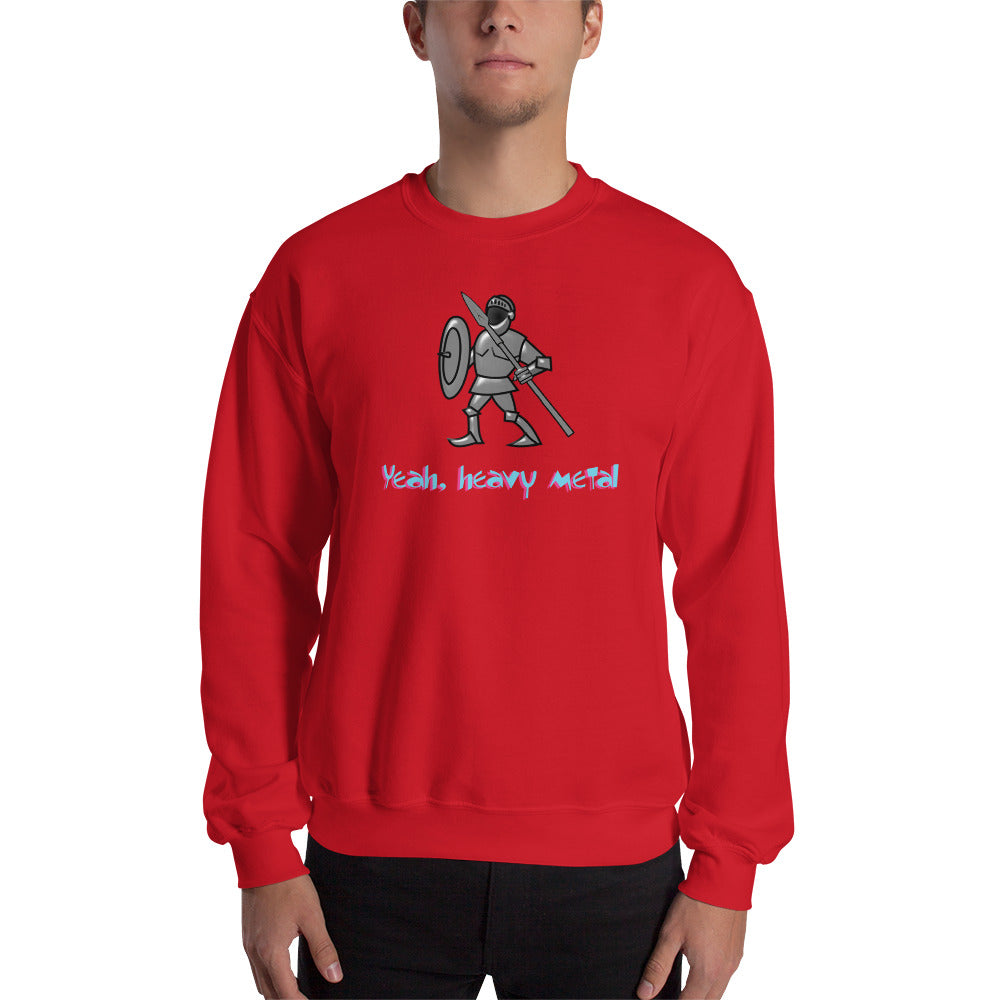 Custom Yeah, Heavy Metal Retro Graphic Unisex Sweatshirt