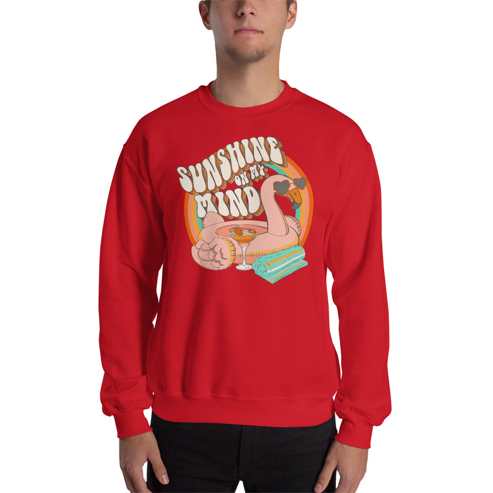 Sunshine On My Mind Retro Graphic Unisex Sweatshirt