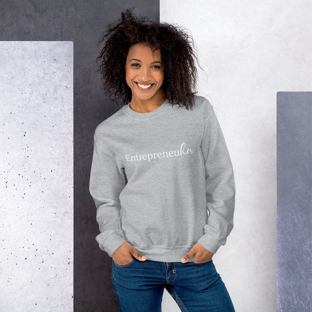 Custom Entrepreneuher Entrepreneur Retro Graphic Unisex Sweatshirt