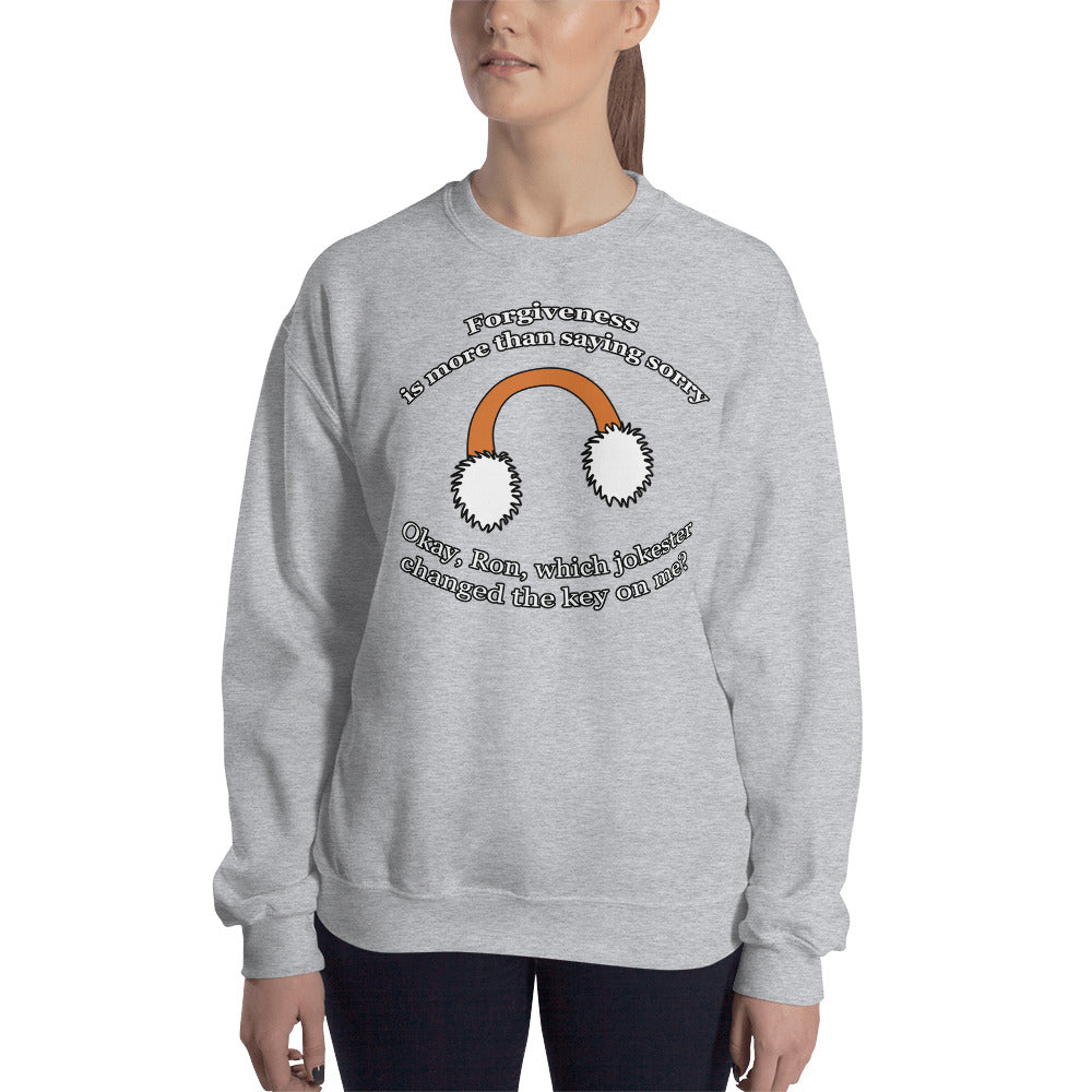 Custom Forgiveness Is More Than Saying Sorry Just Friends Samantha James Retro Graphic Unisex Sweatshirt