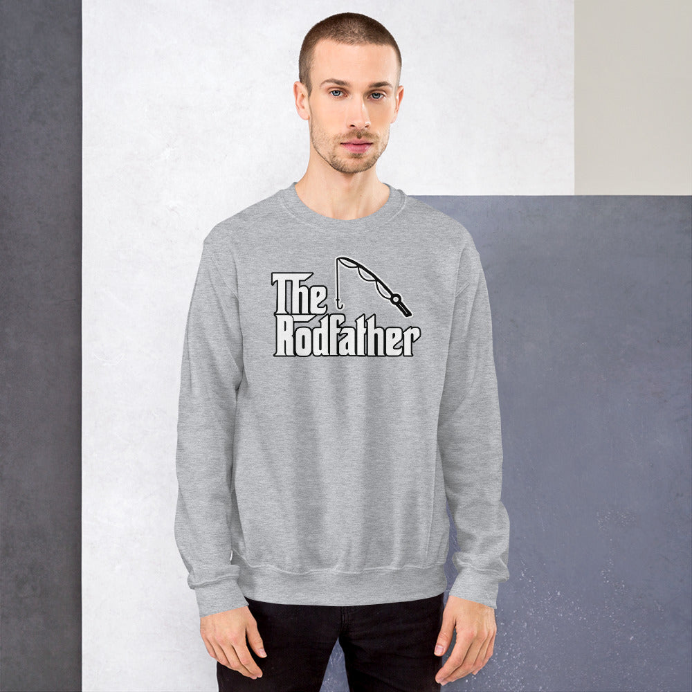 Custom The Rodfather Godfather Fishing Retro Graphic Unisex Sweatshirt