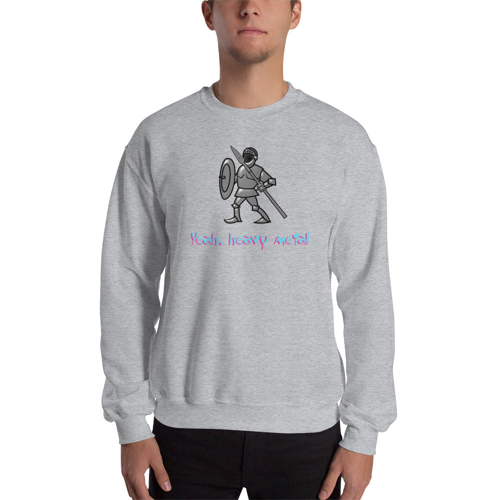Custom Yeah, Heavy Metal Retro Graphic Unisex Sweatshirt