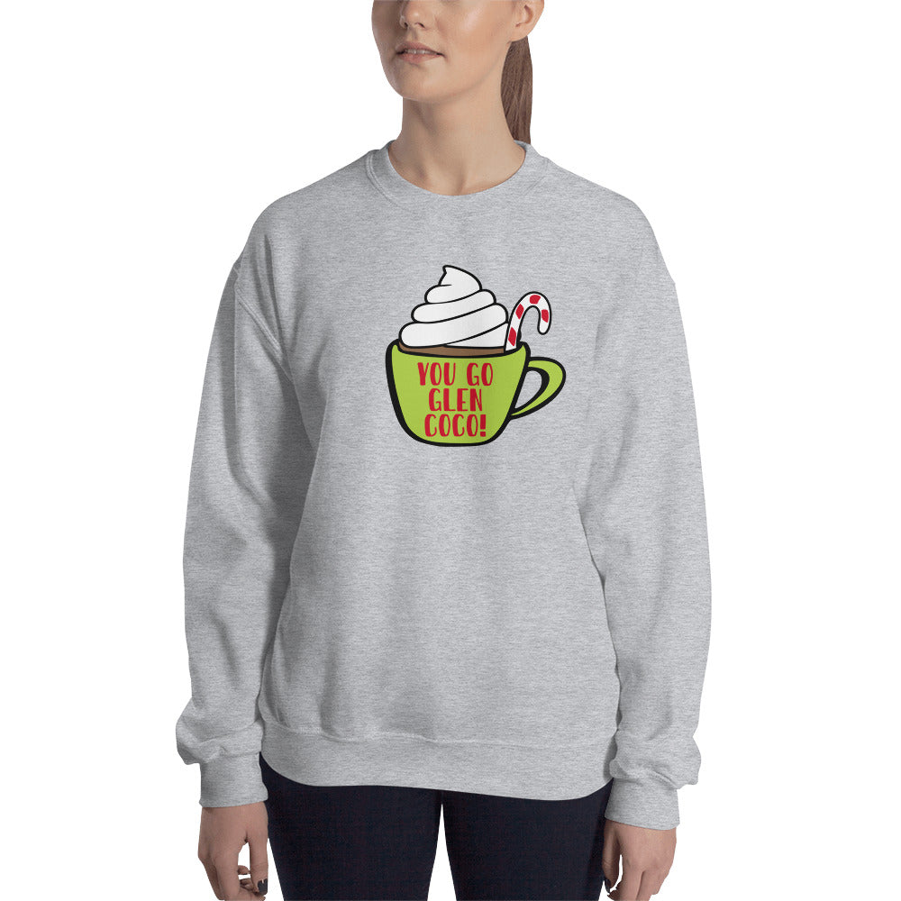 Custom You Go Glenn Coco Mean Girls Hot Chocolate Cocoa Retro Graphic Unisex Sweatshirt