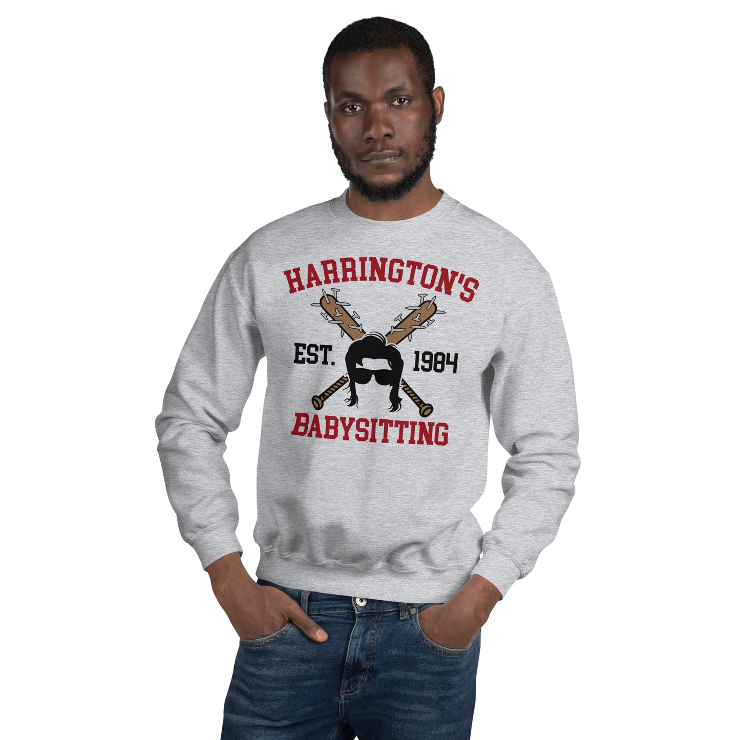 Custom Harrington's Babysitting 1984 Retro Graphic Unisex Sweatshirt